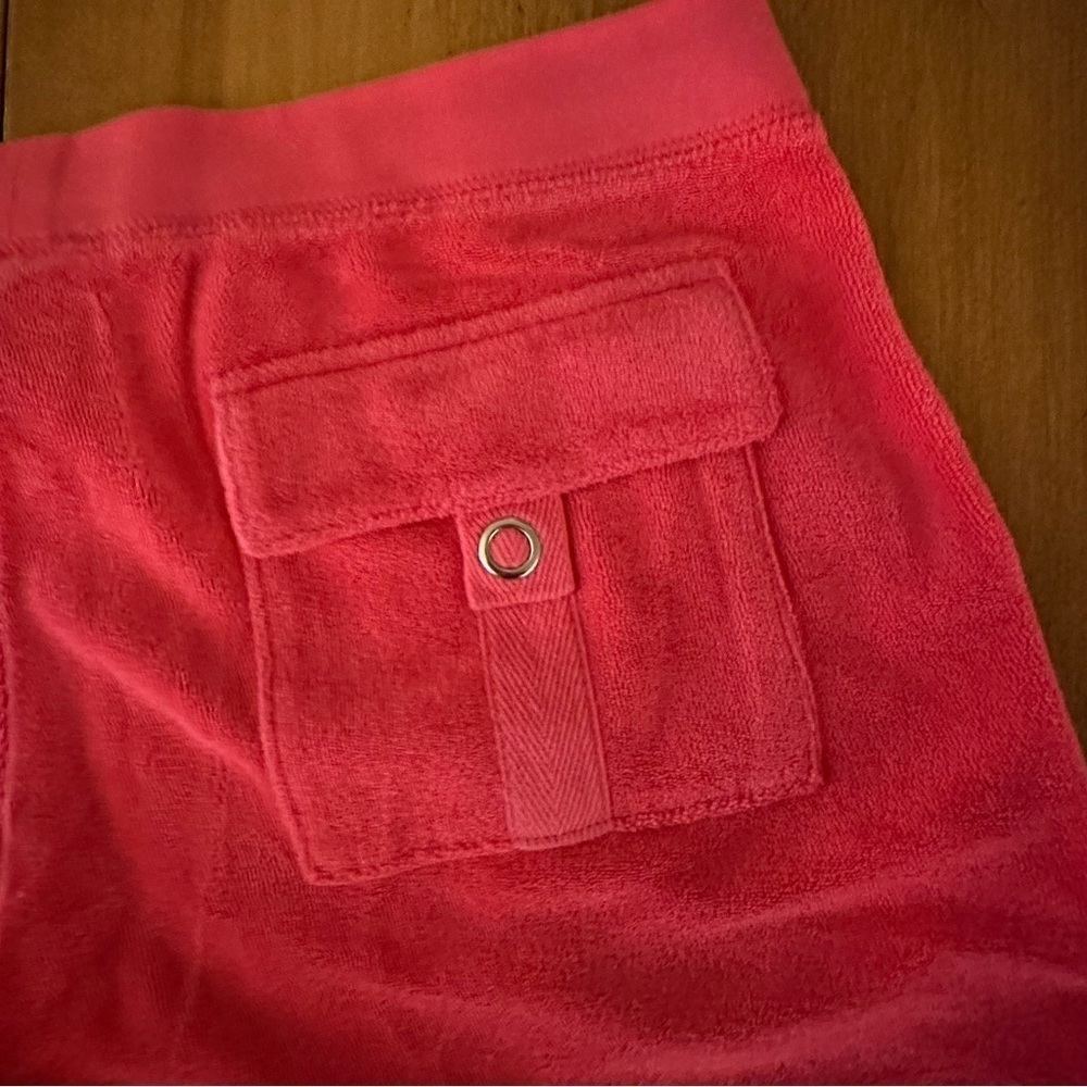 Juicy Couture Martinique Crop Snap Pocket Pant NWT Hot Pink Large - Picture 6 of 15